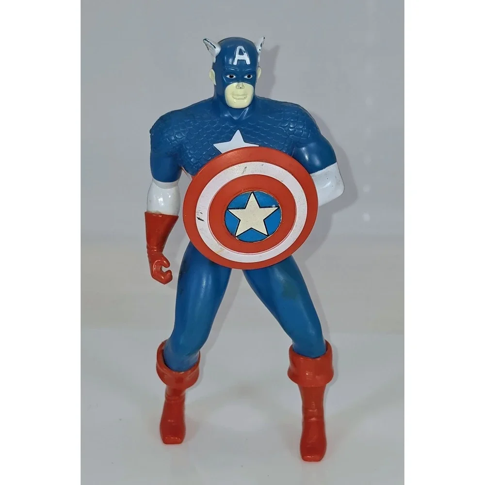 Vintage 1979 Remco Marvel Energized Captain America 9